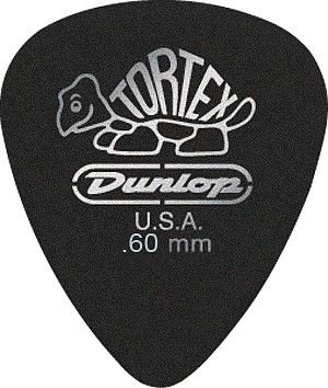 Dunlop Tortex standard pick black - size 0.60