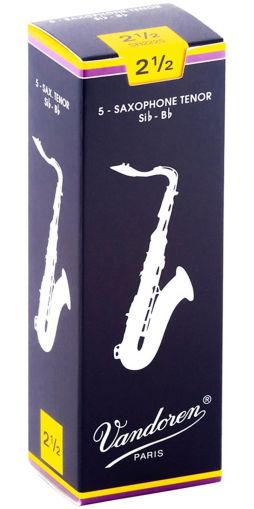 Vandoren reeds for Tenor saxophon size 2 1/2 - box