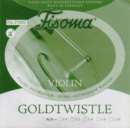 Fisoma Goldtwistle string A for Violin size 4/4