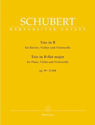 Schubert - Trio for piano,violin and cello in B flat major op.99 D898