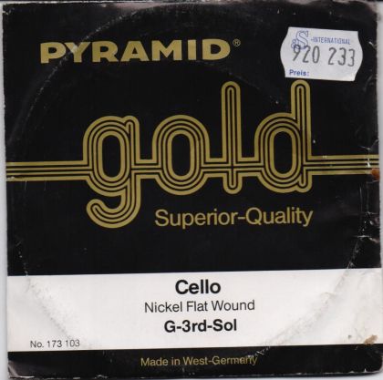 Pyramid Gold Superior единична струна за чело сол ( G )
