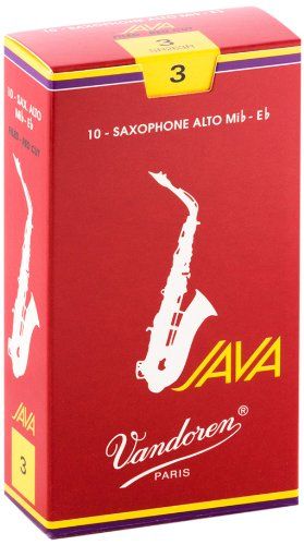 Vandoren Java Red Платъци за Alt sax размер 2 1/2 - кутия
