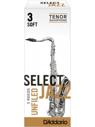 Rico Select Jazz платъци за  тенор саксофон 3 soft - кутия