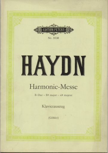 Haydn  - Harmonie Messe B dur