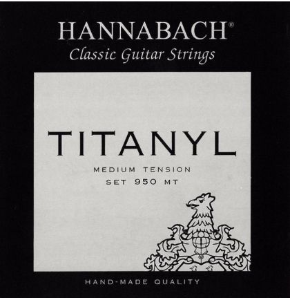 Hannabach 950MT - TITANYL medium tension strings set for classical guitar