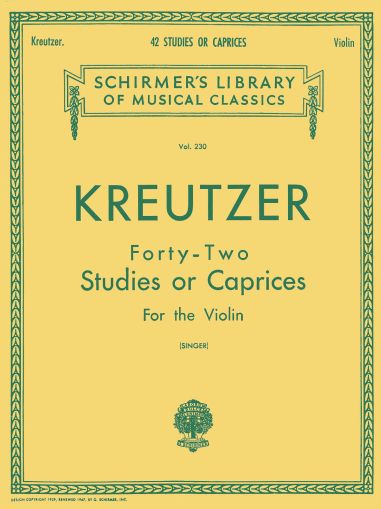 Kreutzer - 42 Studies or Caprices for violin