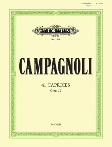 Кампаньоли -  41 Каприза за виола оп.22