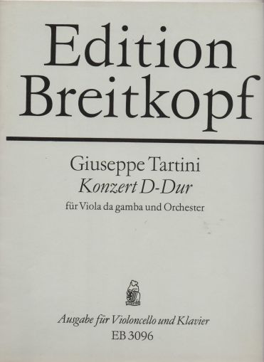 Tartini - Concerto in D dur for violoncello and piano