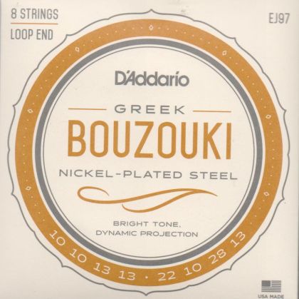 D'addario strings for Bouzouki 8-string EJ97