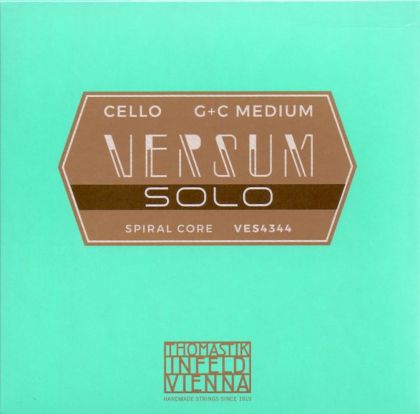 Thomastik Versum Solo G+C strings for Cello