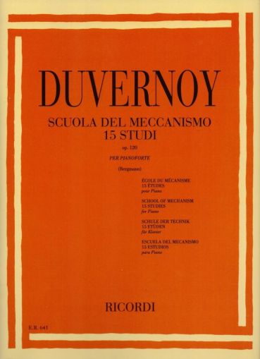 Duvernoy - School of Mechanism 15 Studies op.120