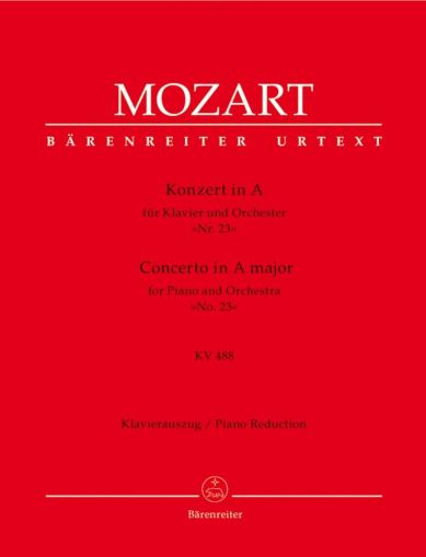 Mozart - Concerto for piano №23 in A major-piano reduction KV 488