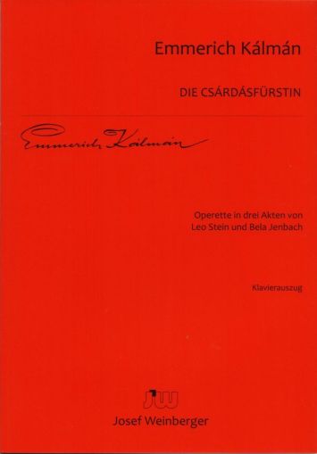 Kalman - Die Csárdásfürstin piano reduction