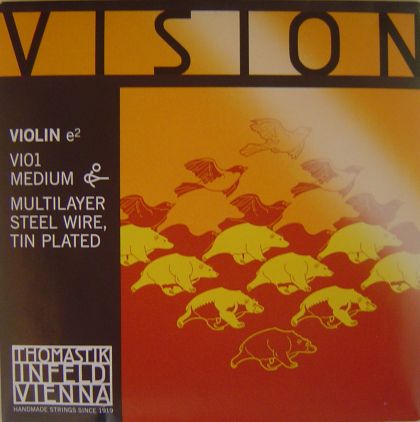 Thomastik Vision Violin E Multilayer Steel Wire tin plated
