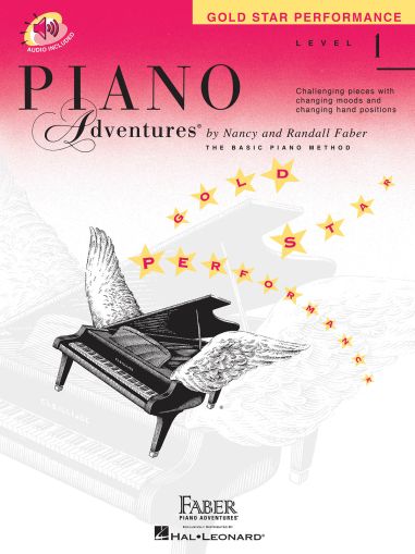 Piano Adventures Primer Level 1 – Gold Star Peformance  with Audio online