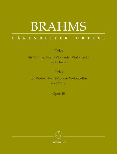 Брамс - Трио за  цигулка , (виола или чело )и пиано оп.40 