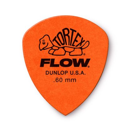 Dunlop Tortex  Flow перце оранжево - размер 0.60