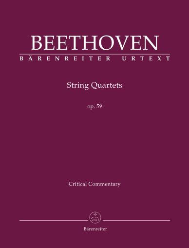 Beethoven String Quartets op. 59
