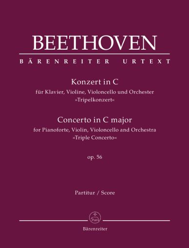 Beethoven Concerto for Pianoforte, Violin, Violoncello and Orchestra in C major op. 56 "Triple Concerto"