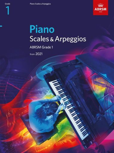 ABRSM Гами и арпеджи за пиано от 2021 - Степен 1