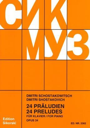 Dimitri Shostakovich  24 Preludes 24 Op.34