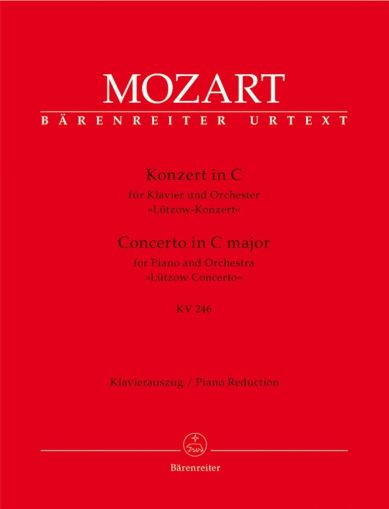 Mozart - Concerto for piano No. 8 in C major-piano reduction KV 246