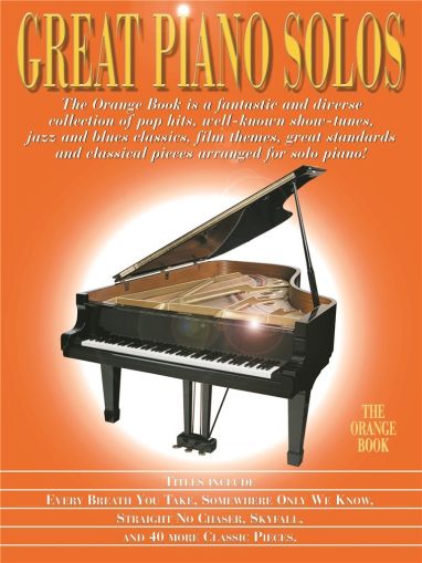 GREAT PIANO SOLOS - THE ORANGE BOOK