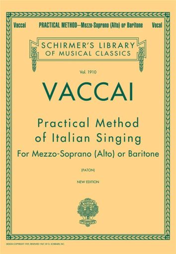 Vaccai Практически упражнения за мецо сопран или баритон