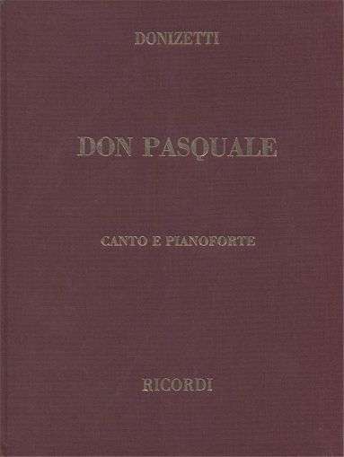 Donizetti Don Pasquale vocal score hard cover