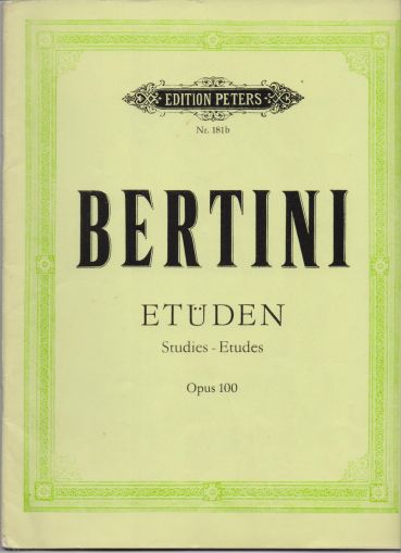 Bertini - Studies op.100 ( second hand)