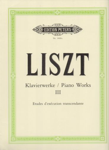  Franz Liszt  PIANO WORKS VOL.3