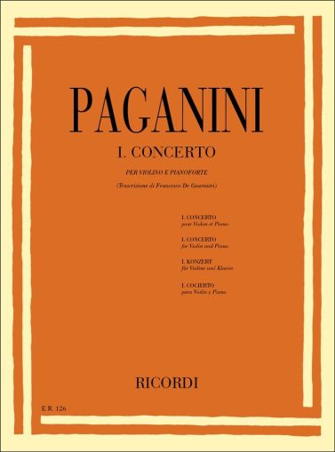 Paganini - CONCERTO PER VIOLINO N.1 IN RE OP. 6