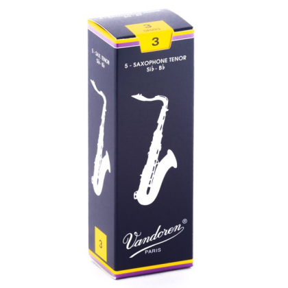 Vandoren reeds for Tenor saxophone size 3 - box