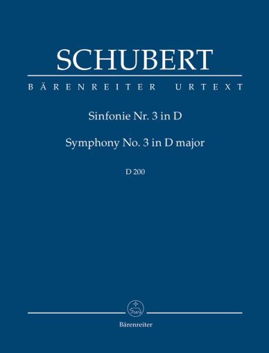 Schubert  Symphony no. 3 in D major D 200 Score small