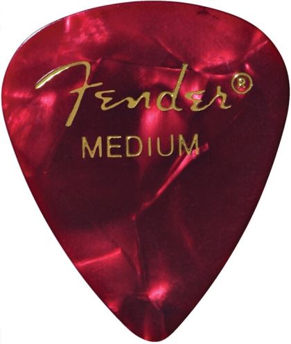 Fender ser. 351 pick shell - medium red
