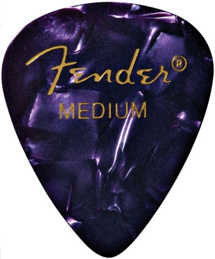 Fender ser. 351 pick shell - size medium purple