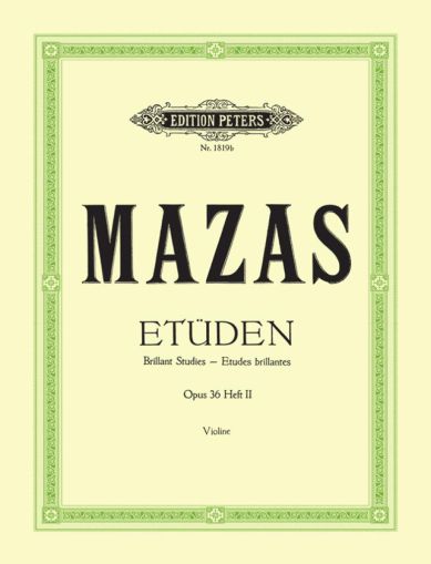 Mazas - Brilliant Studies op.36 volume II