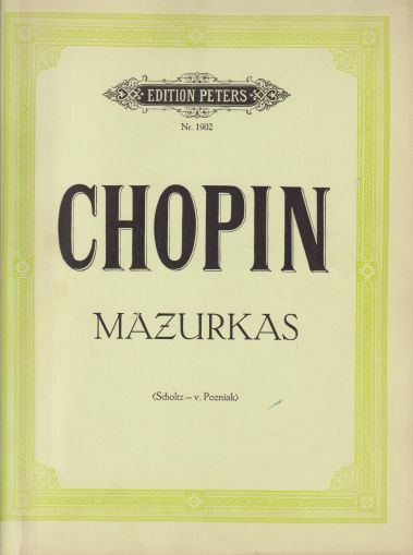 Chopin  Mazurkas ( second hand )