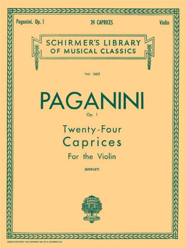 Paganini - 24 Capricci for Violin solo op.1