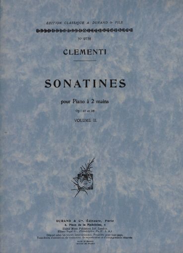 Clementi   SONATINE OP.  37, 38
