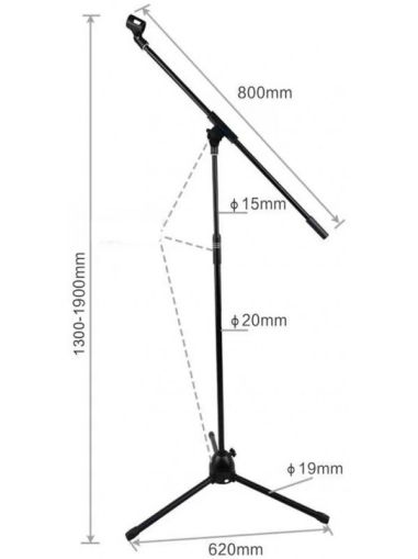  Microphone Boom Stand  MS002