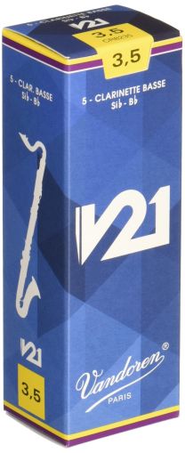 Vandoren V21 Bass Clarinet Reeds size 3  1/2 - box