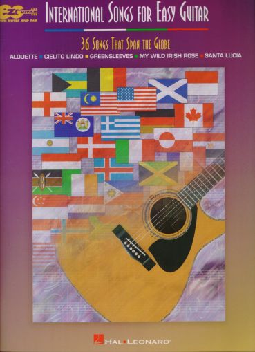 International songs for easy guitar