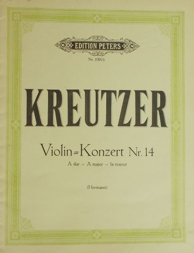 Kreutzer - Violin Konzert Nr.14 a- moll