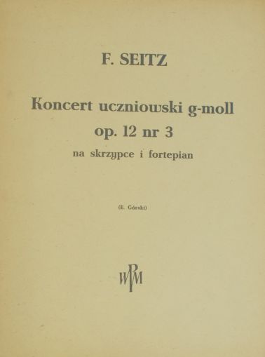 Зайц - Концерт оп.12 Nr.3 сол минор