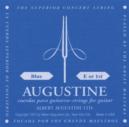 AUGUSTINE CLASSIC-BLUE E 1-ва- Струнa за класическа китара