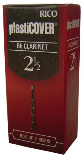 Rico Plasticover clarinet reeds size 2 1/2 box