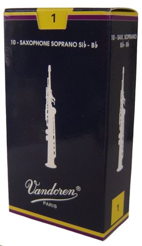 Vandoren reeds for Sopran saxophon size 1 - box