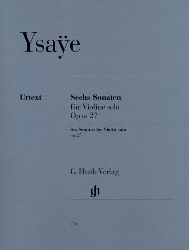 Ysaye - Six Sonatas for violin solo op.27