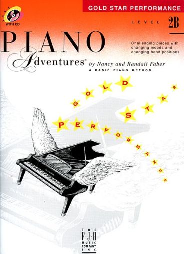 Piano Adventures Primer Level 2B  – Gold Star Peformance  with CD